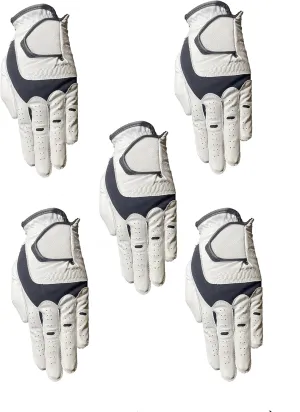 5 - All Weather Synthetic Golf Gloves (Left Hand for Right Hand Golfer)