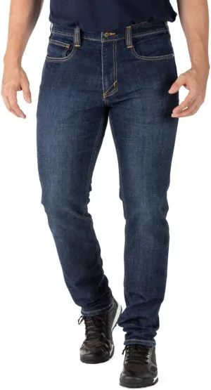 5.11 Tactical Men's Defender-Flex Slim Jeans, Fitted Waistband, 7 Pockets, Style 74465