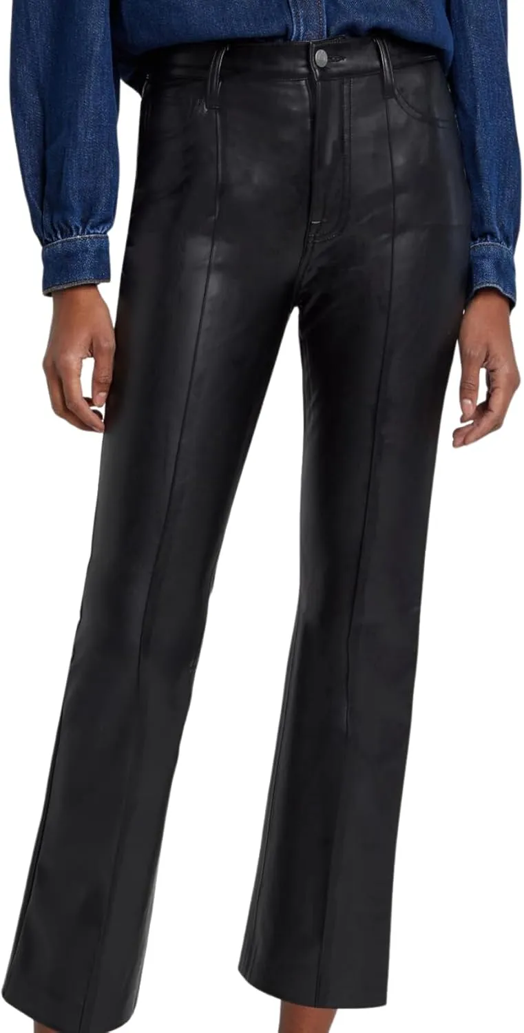 7 For All Mankind Womens High-Waisted Slim Kick Flare Jeans