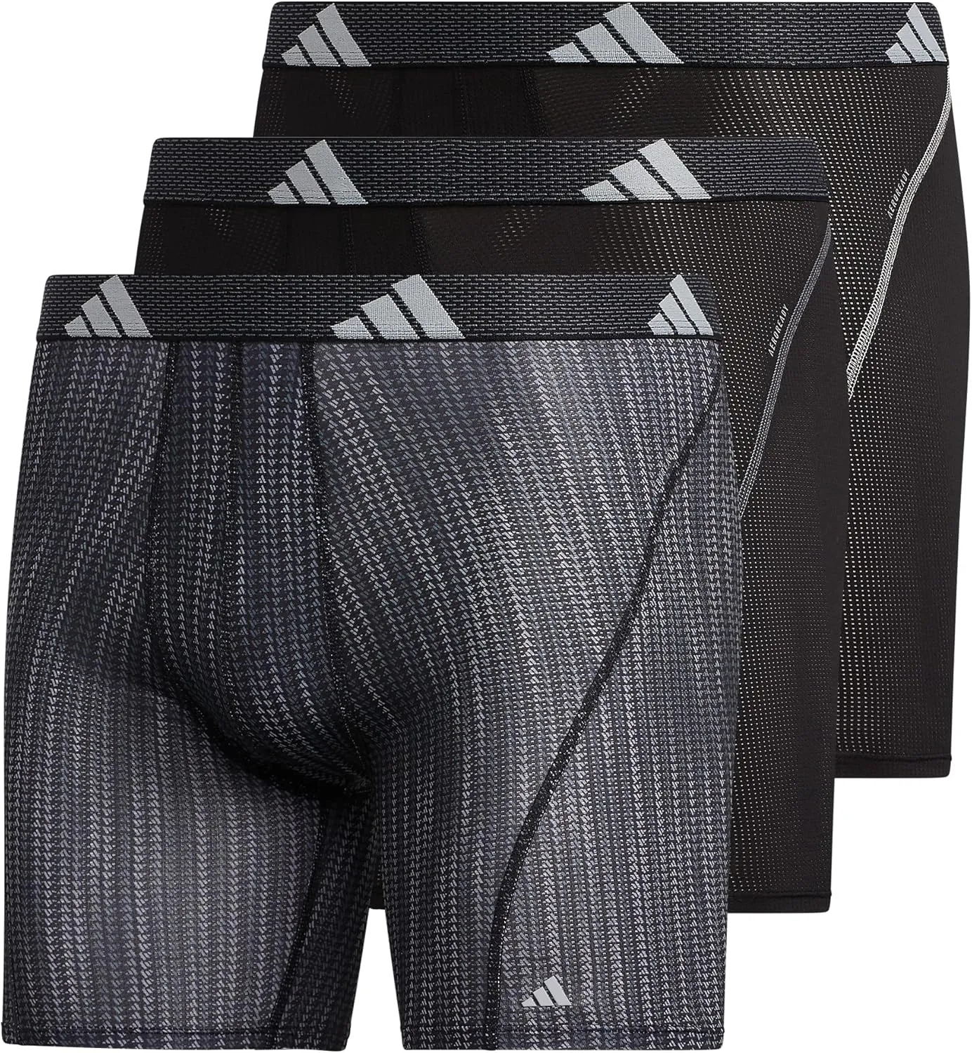 adidas Men's Sport Performance Mesh Boxer Brief Underwear (3-Pack)
