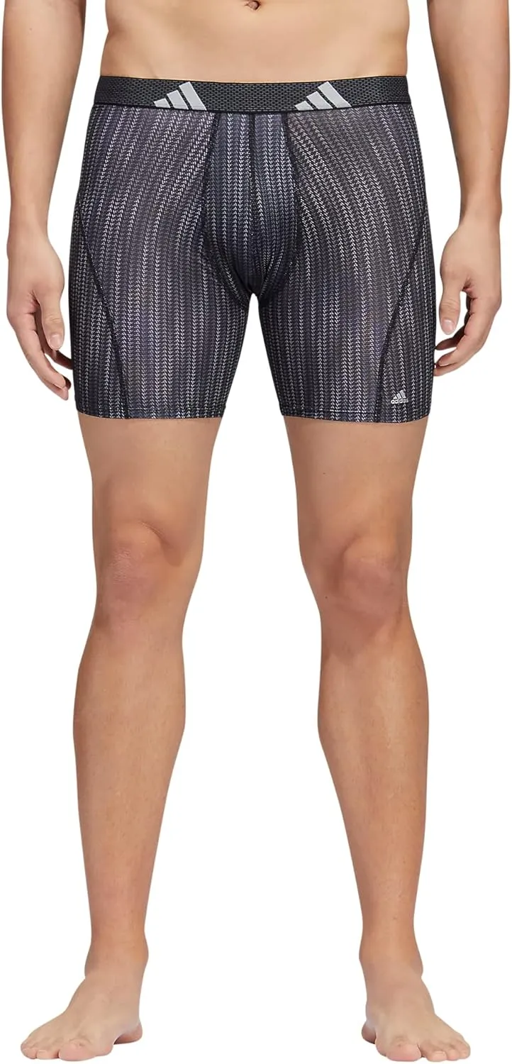 adidas Men's Sport Performance Mesh Boxer Brief Underwear (3-Pack)