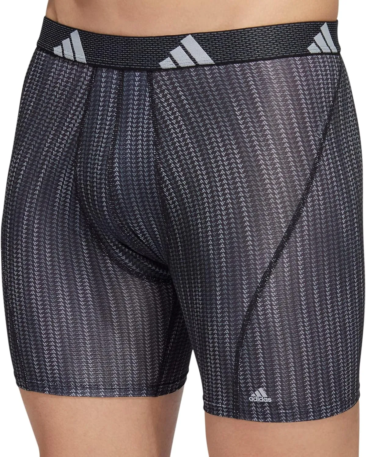 adidas Men's Sport Performance Mesh Boxer Brief Underwear (3-Pack)