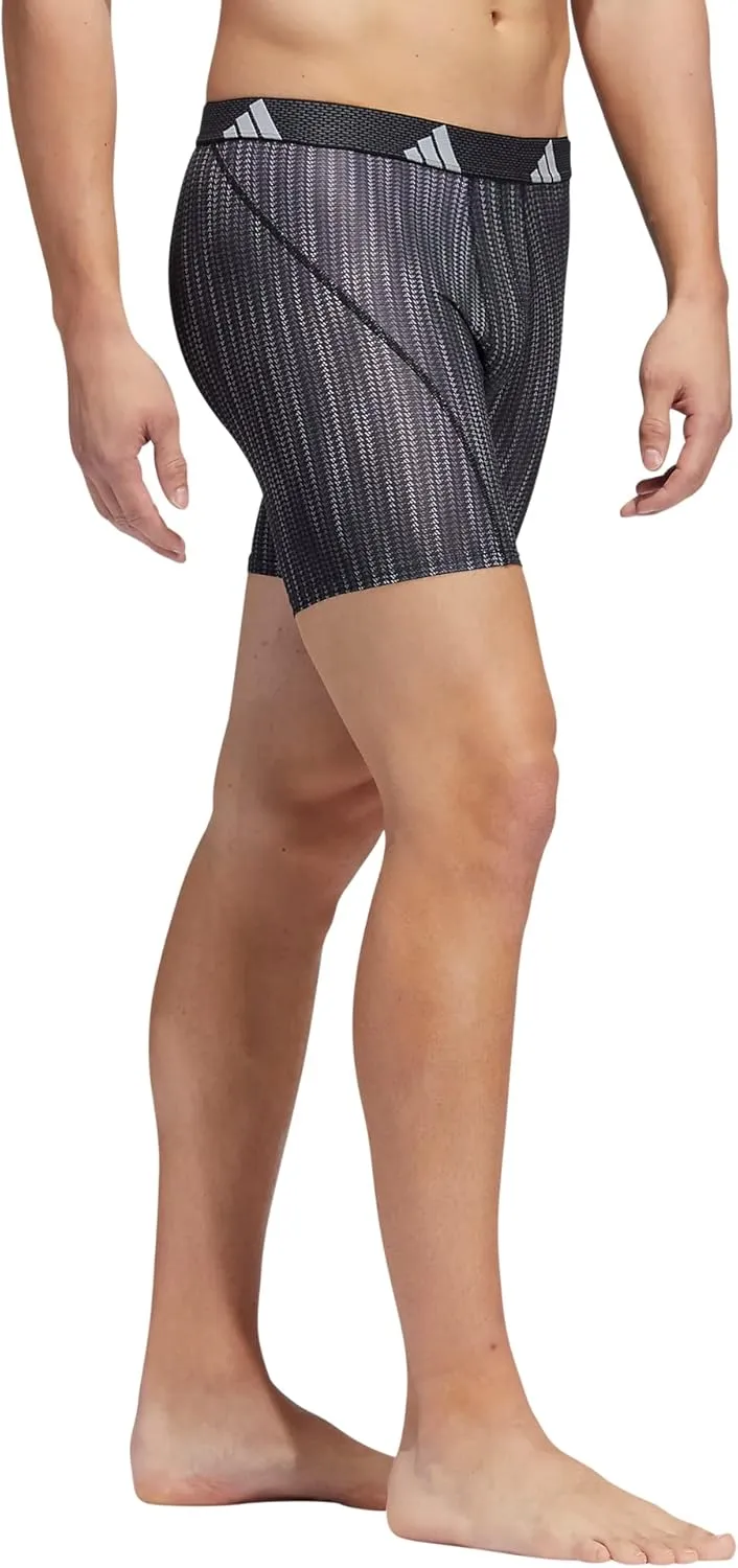 adidas Men's Sport Performance Mesh Boxer Brief Underwear (3-Pack)