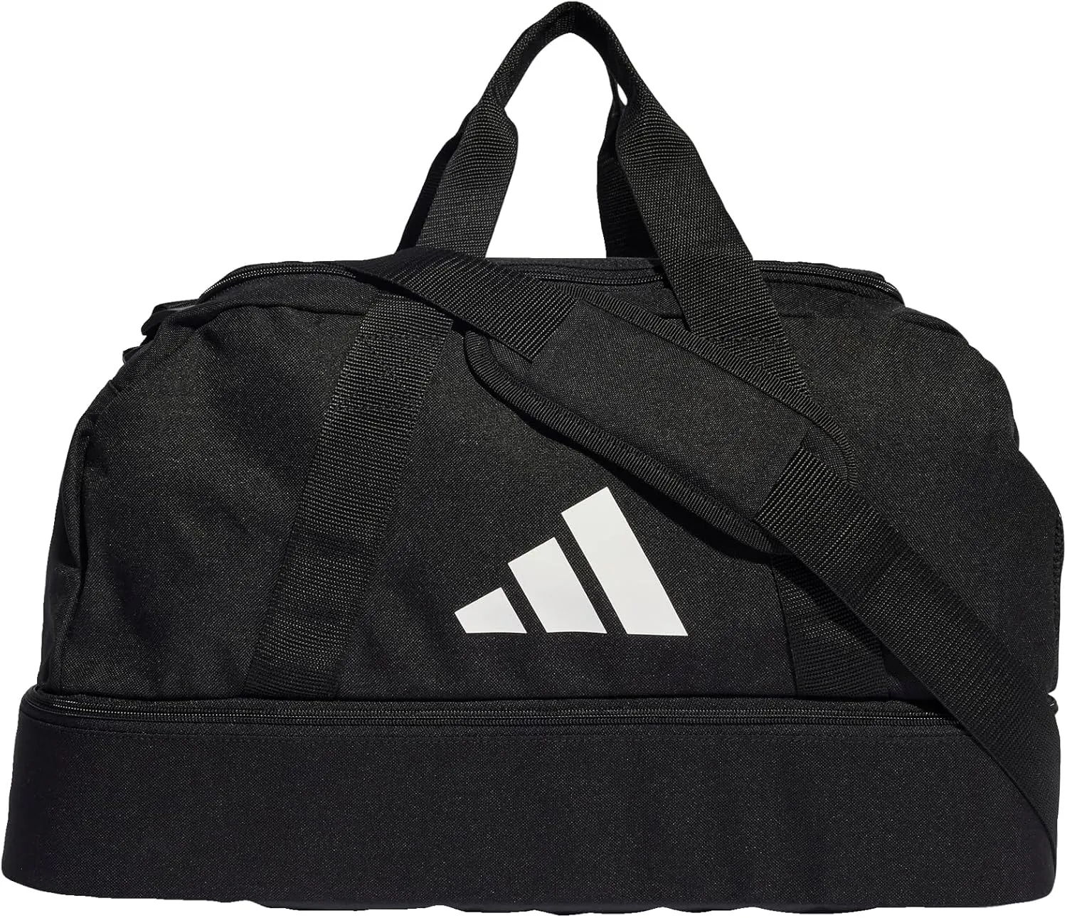 adidas Unisex Tiro League Duffel Bag, Black/White, S