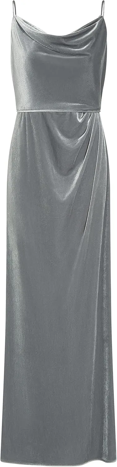 Adrianna Papell Women's Cowl Neck Velvet Gown