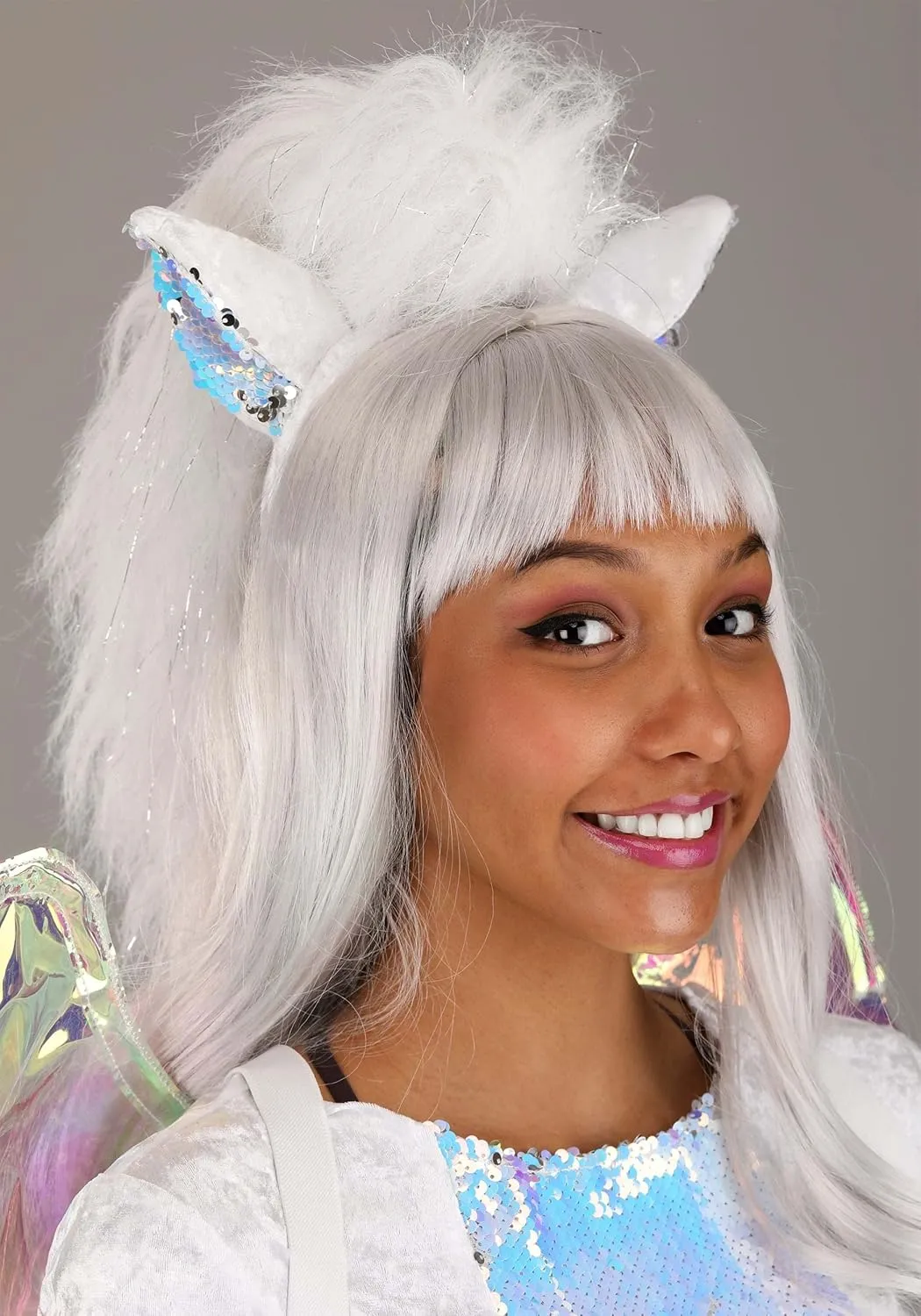Adult Pegasus Costumes for Women, Mythical Creature Cosplay Outfit | Winged Flying Horse Halloween Costume
