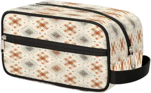 African Tribe Travel Toiletry Bag Wash Bag Portable Cosmetic Bag Toiletries Accessories Cosmetic Storage Bag Shower Shaving Bag Unisex Aztec print