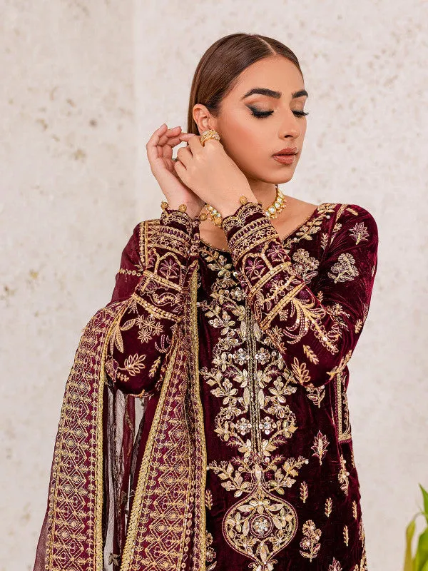 Aliyaa 02 || EMBROIDERED VELVET '22 || Gulaal