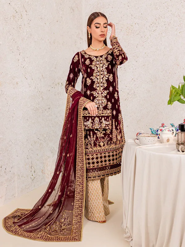 Aliyaa 02 || EMBROIDERED VELVET '22 || Gulaal