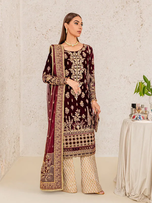 Aliyaa 02 || EMBROIDERED VELVET '22 || Gulaal