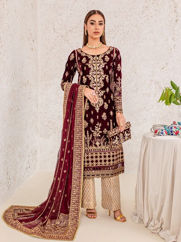 Aliyaa 02 || EMBROIDERED VELVET '22 || Gulaal