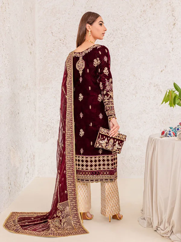 Aliyaa 02 || EMBROIDERED VELVET '22 || Gulaal