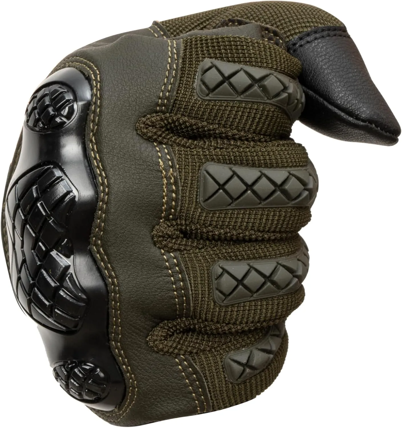 Alpine Swiss Men's Motorcycle Gloves - Hard Shell Tactical Gloves for Outdoor Powersports - Black, Modern Style