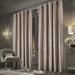 always4u Plush Velvet Curtains Luxury Velour Drapes for Living Room Bedroom Modern Beautiful Shining Window Treatment 2 Panels Champagne 54 * 95 Inches