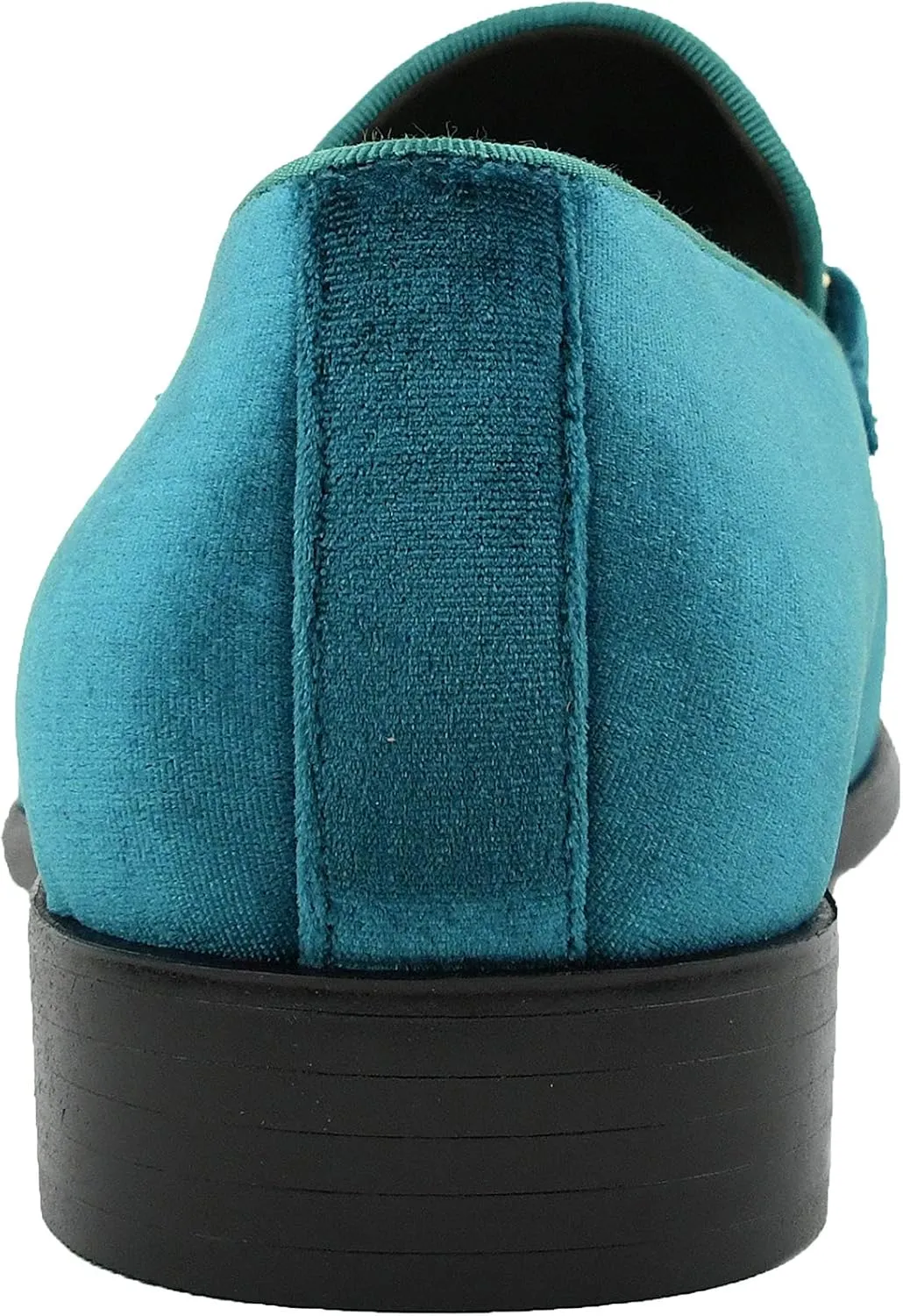 Amali Aller, Mens Casual Shoes - Loafers Men Slip on Shoes - Man Made Velvet Men's Slippers with Metal and Knitted Buckle - Mens Tuxedo Shoes