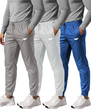 AMERICAN HEAVEN Men's Track & Training Jogger Pants | Multi Pack | Athletic Loose-fit Speed Sweatpants for Workout
