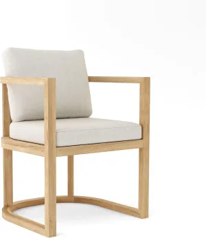 Anderson Teak Junus Dining Armchair (Linen Natural)