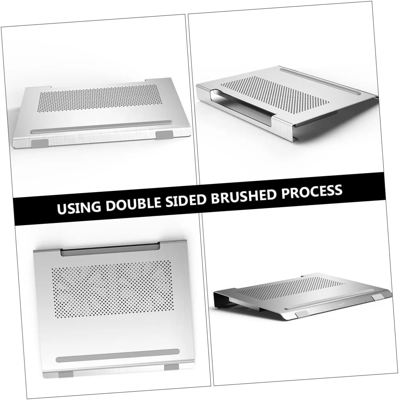 Angoily Laptop Cooler Pad with Dual Fans Light Effect Elevation for Enhanced Comfort Ventilated Support for Gaming Laptops Under Modern Design