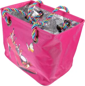 Angoily Toiletry Organizer Bag Waterproof Bathing Bag Compact Portable Wash Bag for Bathroom Pink, Rosy, 26*21cm