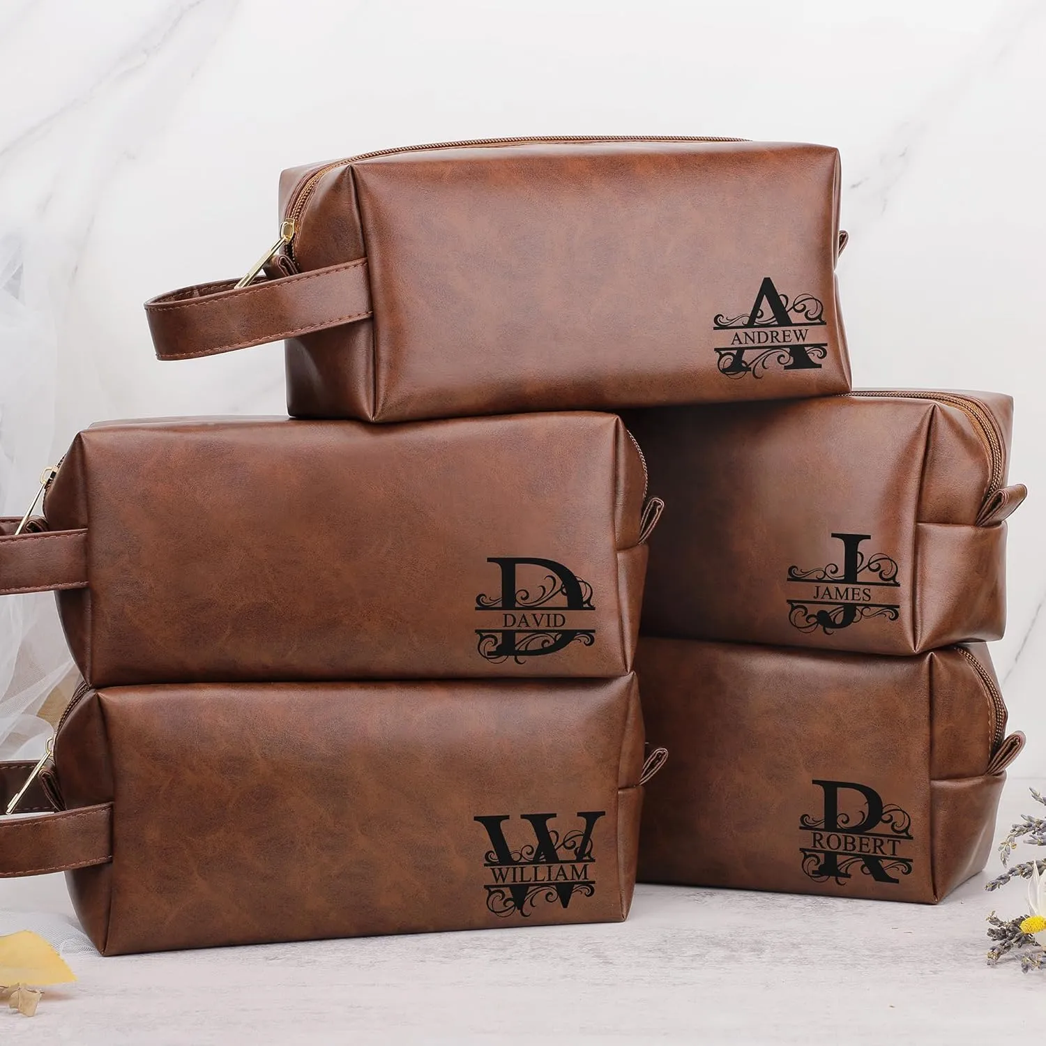 Anniversary Birthday Gifts for Husband Dad, Christmas Ideas Gifts for Men, Valentines Fathers Day Unique Gifts for Him Husband Dad Grandpa from Wife Daughter Mens Toiletry Travel Bag