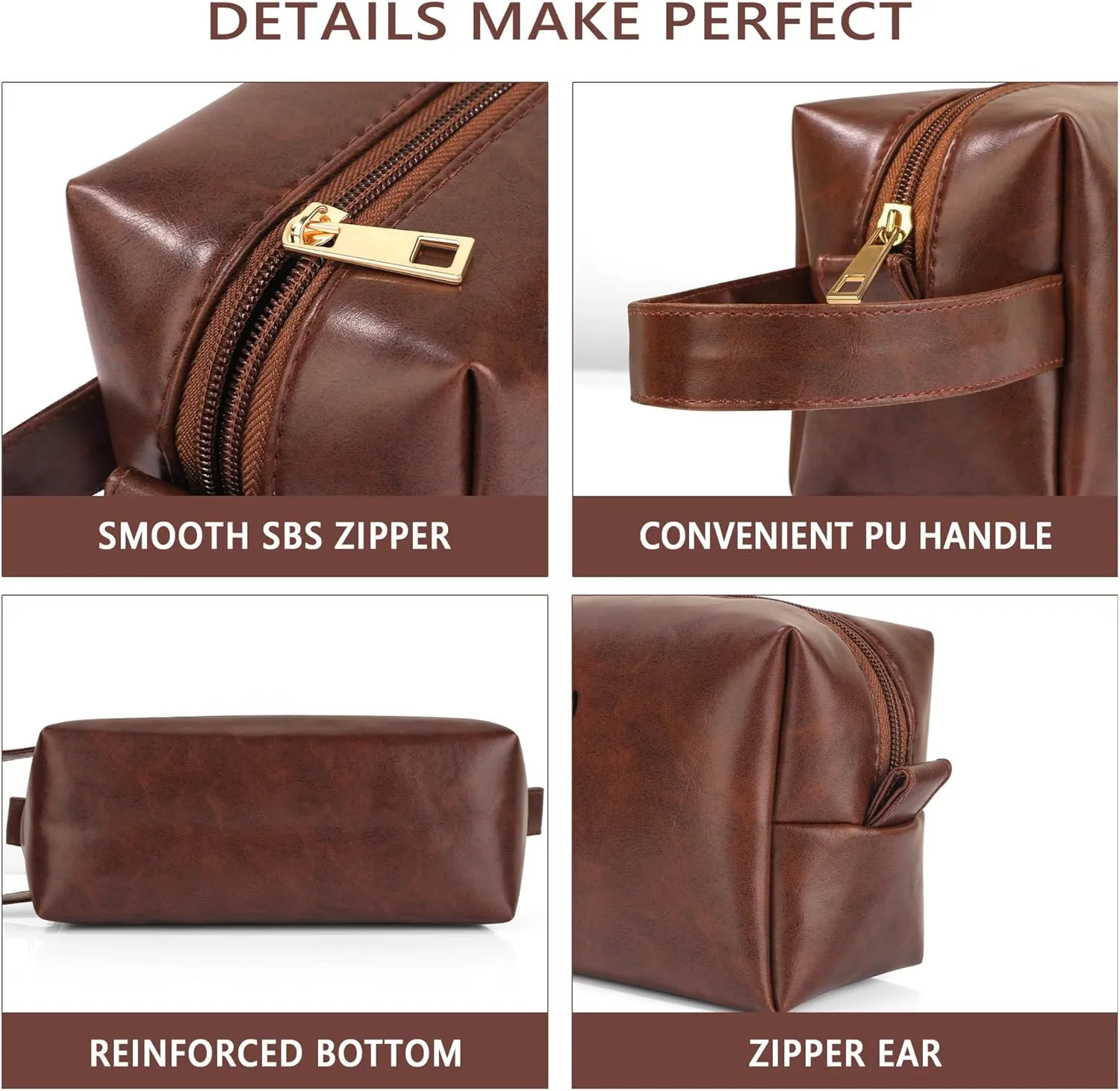 Anniversary Birthday Gifts for Husband Dad, Christmas Ideas Gifts for Men, Valentines Fathers Day Unique Gifts for Him Husband Dad Grandpa from Wife Daughter Mens Toiletry Travel Bag