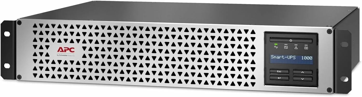 APC Smart-UPS 1000VA Lithium Ion UPS with SmartConnect, SMTL1000RM2UC, Pure Sine Wave, Short-Depth 120V Uninterruptible Power Supply