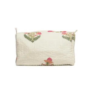 ARGEMONE MEXICANA QULTED TOILETRY BAG