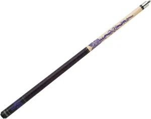 Athena ATH31 Pool/Billiards Cue - Purple Tribal Hearts and Roses - 21oz