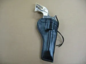 Azula Gun Holsters Azula Custom Leather Molded Strong Side Gun Holster for 1858 Remington Black Powder (Pietta,Uberti) 5.5 inch Revolver Black Right Hand