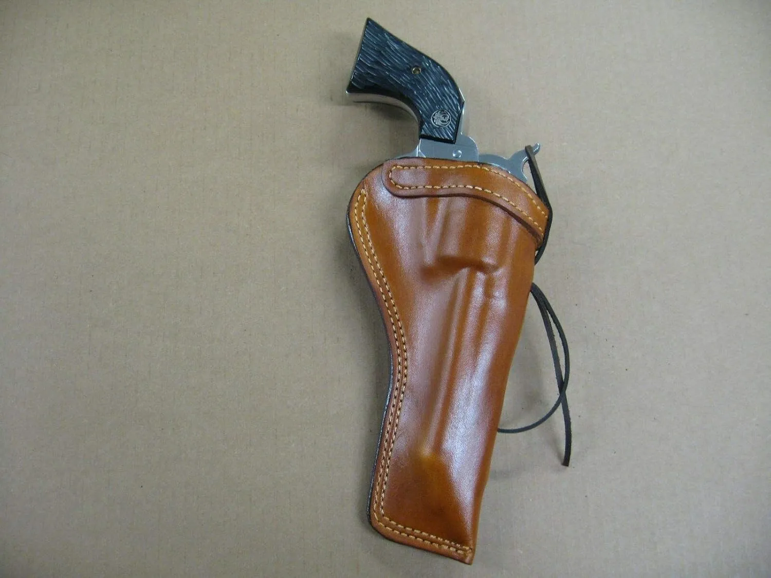 Azula Gun Holsters Azula Left Hand Custom Leather Molded Strong Side Gun Holster for 1858 Remington Black Powder (Pietta,Uberti) 8 inch Revolver TAN Left Hand