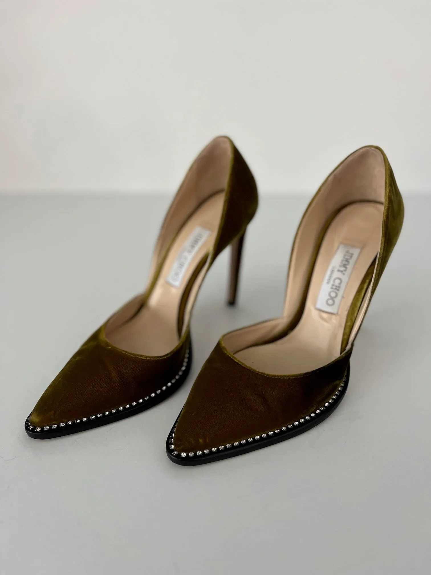 Babette crystal pumps