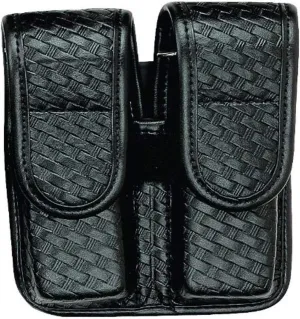 Bianchi 22075: Double Mag Pouch Bsk Blk-Sz 1 Hidden