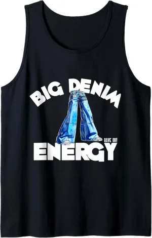 Big Denim Energy Raver Rave JNCO EDM Tank Top
