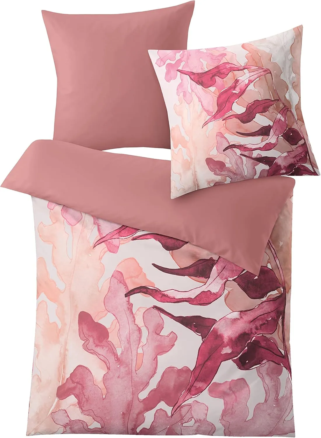 Blaze Bed Linen, Cotton, Multicoloured, 155 x 220 cm (80 x 80 cm)