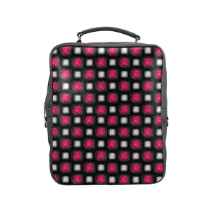 Bling Hearts Leather Carry-On Backpack Bag