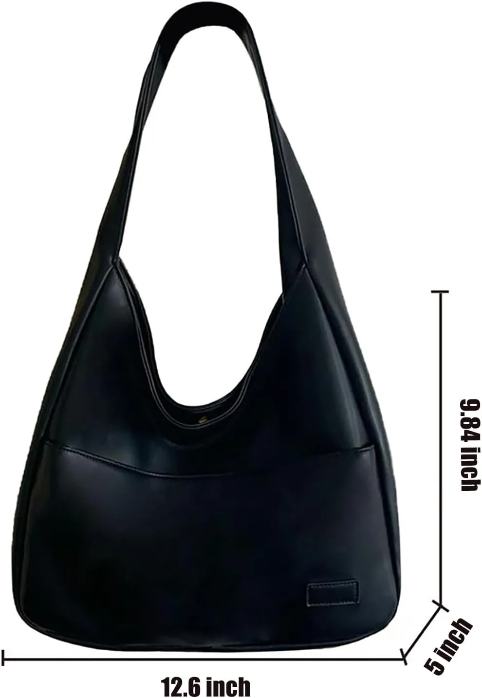 Brown Leather Tote Bag - Large Capacity Women's Everyday Hobo Weekender Purse