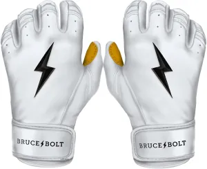BRUCE BOLT Original Series Short Cuff Batting Gloves - Multiple Colors - Adult & Youth Sizes
