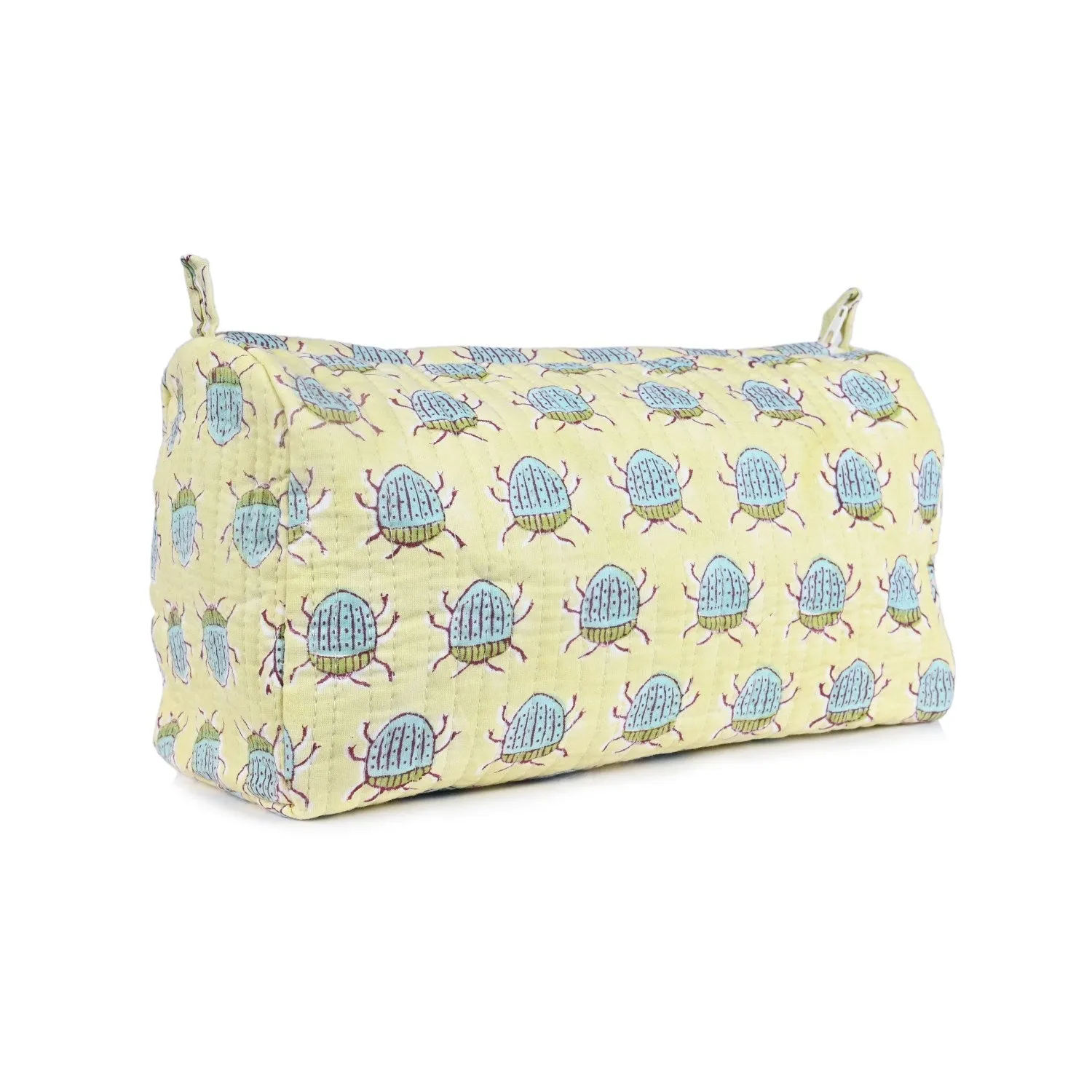 BUG BUTTI _ PASTEL QUILTED TOILETRY POUCH