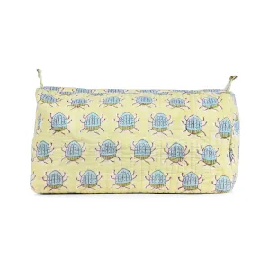 BUG BUTTI _ PASTEL QUILTED TOILETRY POUCH
