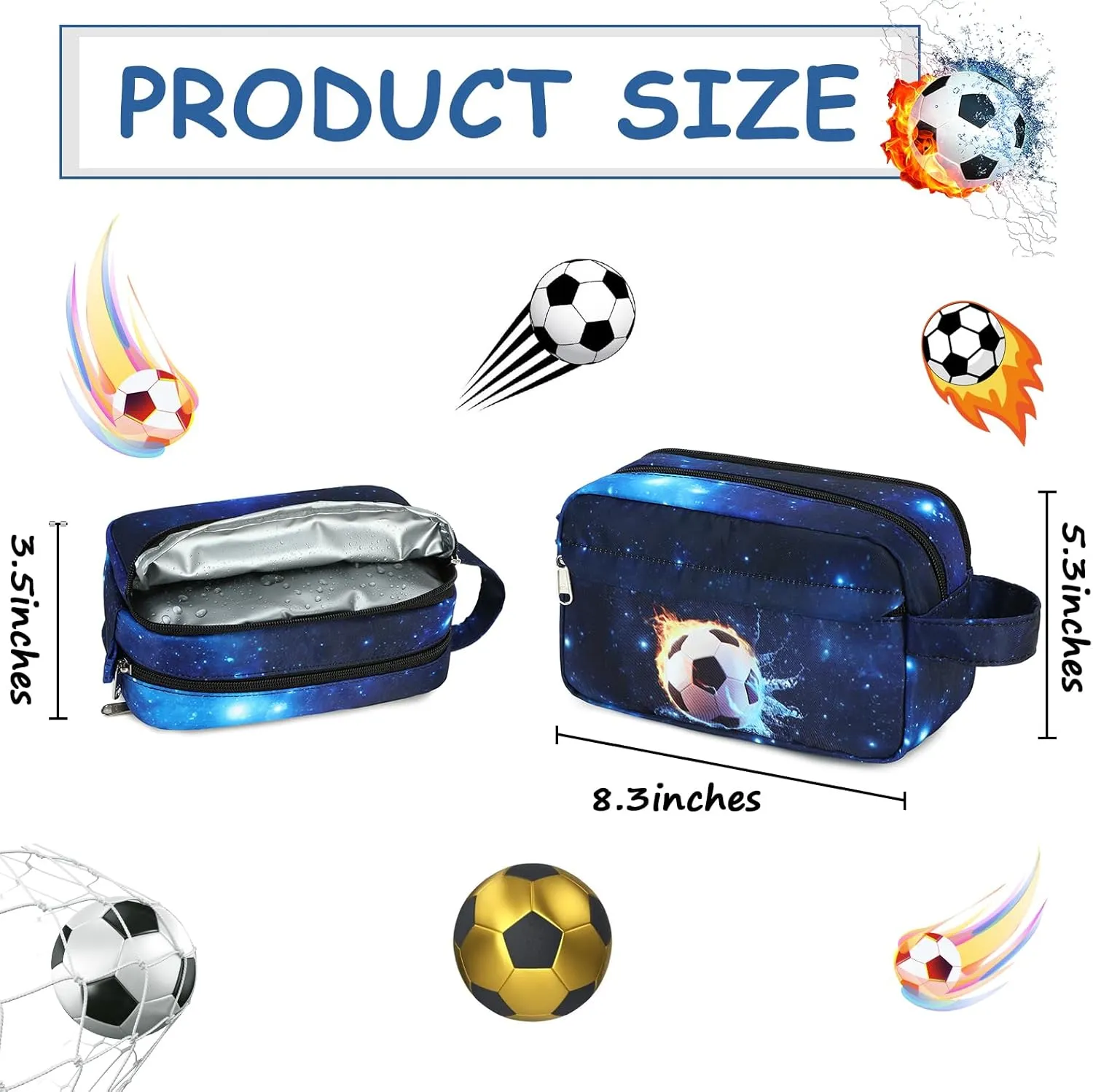CAMTOP Travel Toiletry Bag for Kids Cute Toiletry Bags for Girls Boys Waterproof for Toiletries Accessories Bathroom Stuff