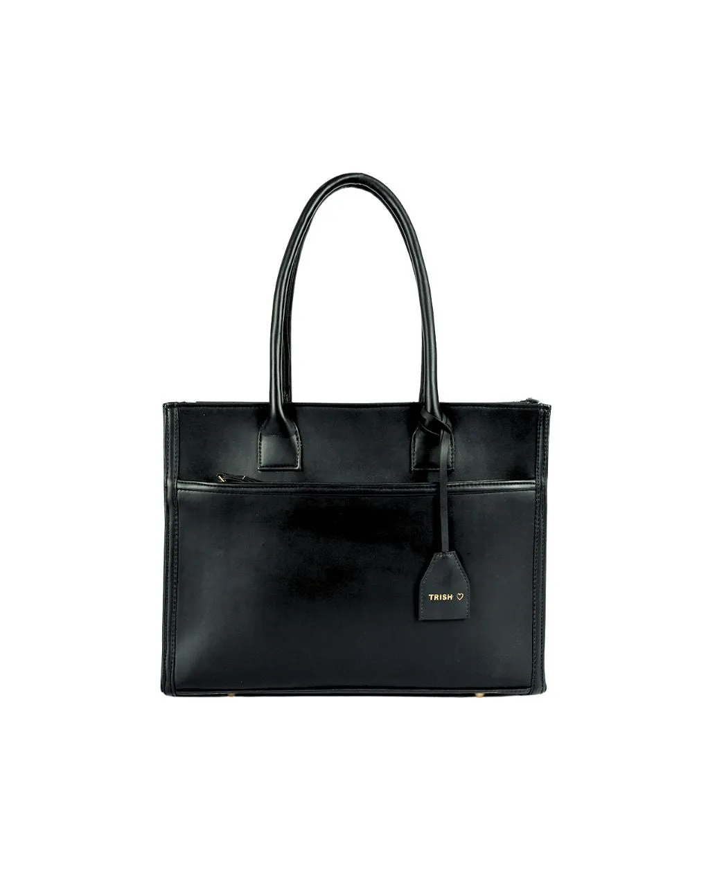 CANDICE LUXURY TOTE | ALL BLACK | MEDIUM