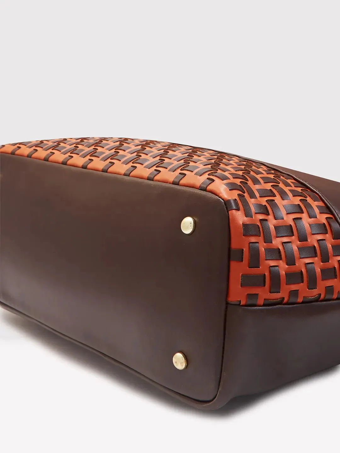 Caprese Zeta Large Chocolate Laptop Tote