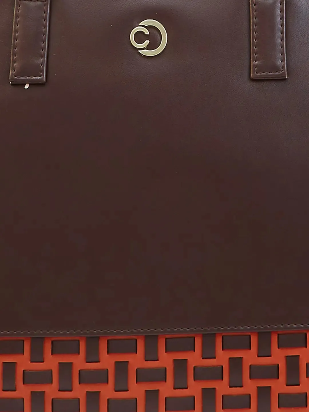 Caprese Zeta Large Chocolate Laptop Tote