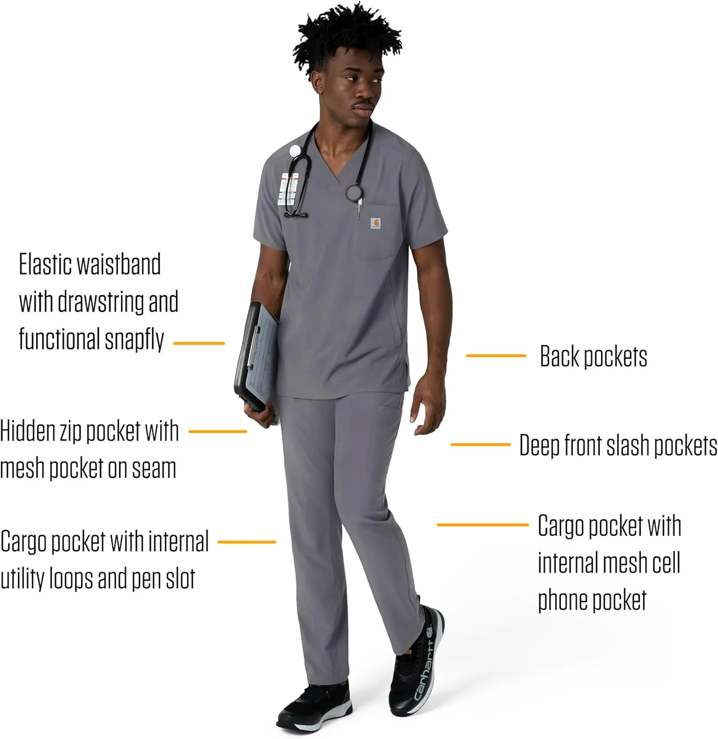Carhartt Men's Straight Leg Scrub Pant