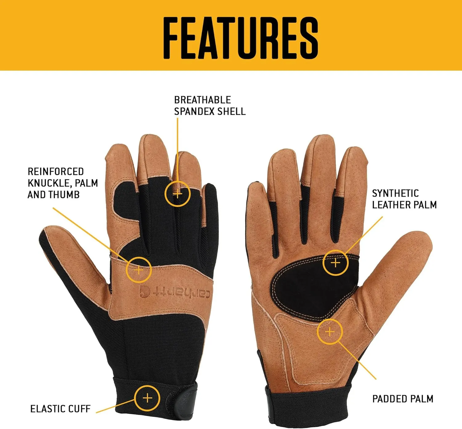 Carhartt Men's The Dex Ii High Dexterity Glove