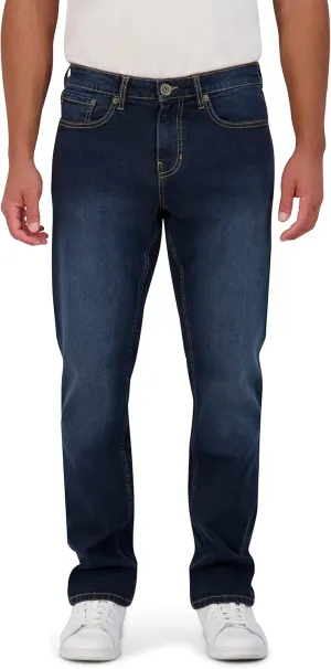 Chaps Men's Jeans - Straight Leg Comfort Stretch Denim Jeans - Regular Slim Fit Jeans for Men