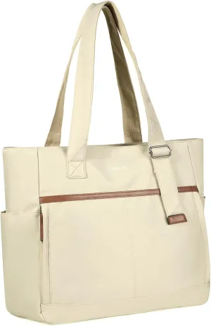 Chase Chic Laptop Bag for Women, Trendy Work Tote Bag Ladies 15.6 inch Computer Bag Fashion Business Handbag for Travel