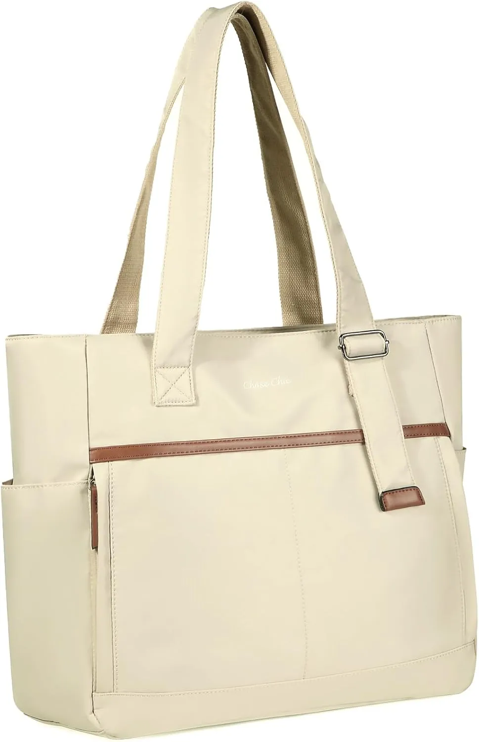 Chase Chic Laptop Bag for Women, Trendy Work Tote Bag Ladies 15.6 inch Computer Bag Fashion Business Handbag for Travel