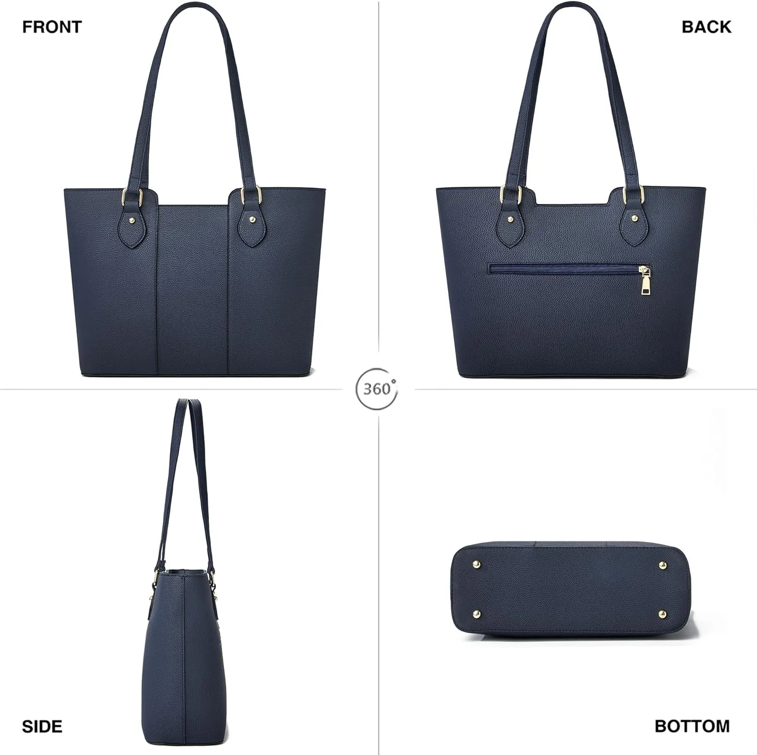 CHICAROUSAL Tote Bag for Women Large Handbags and Purses for Women PU Leather Womens Shoulder Bags