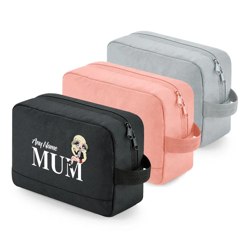 ClaireaBella Personalised Lounging Mum Toiletry Bag